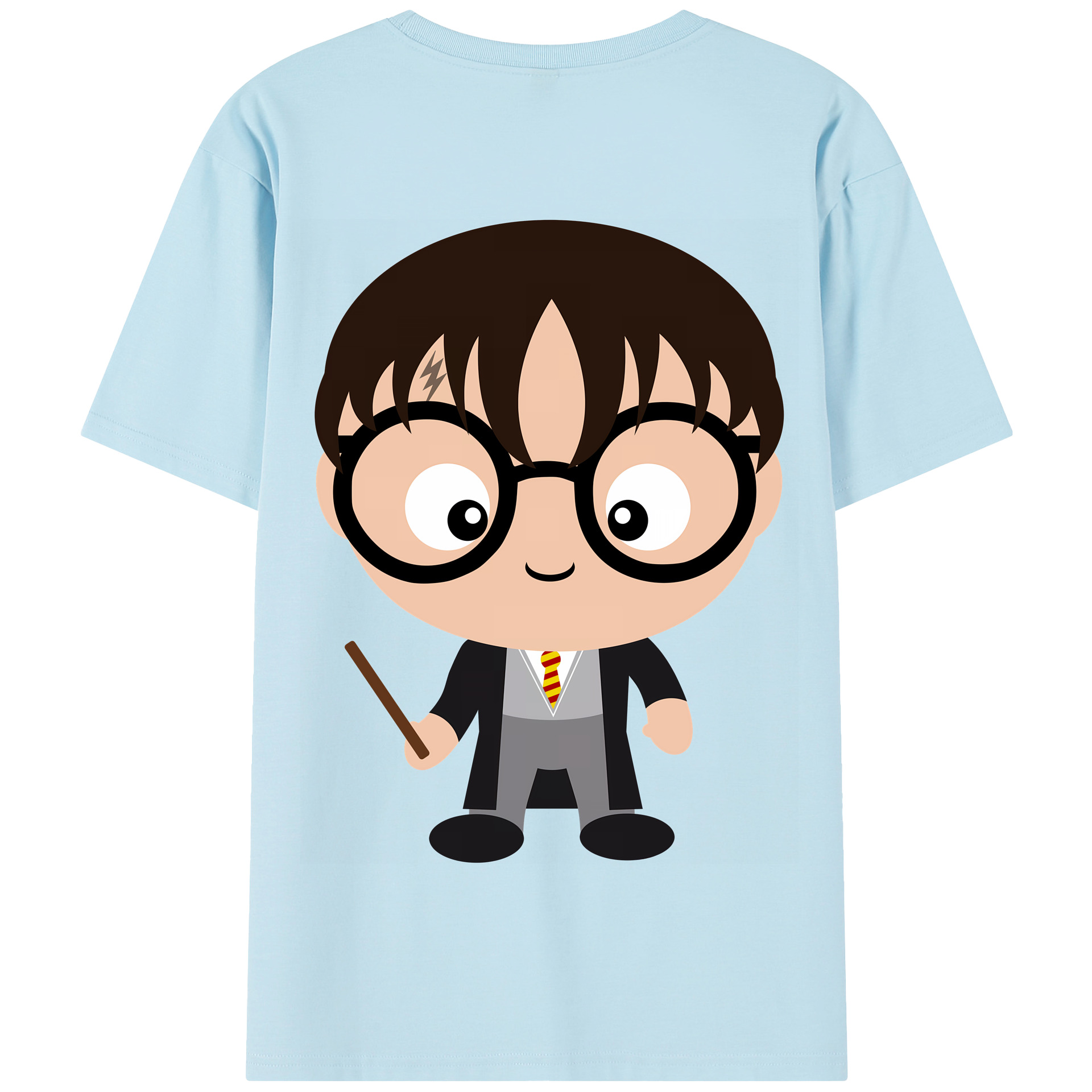 （画像用） Harry Potter ハリー・ポッターシリーズ 綿100％半袖Tシャツ（背面プリント）